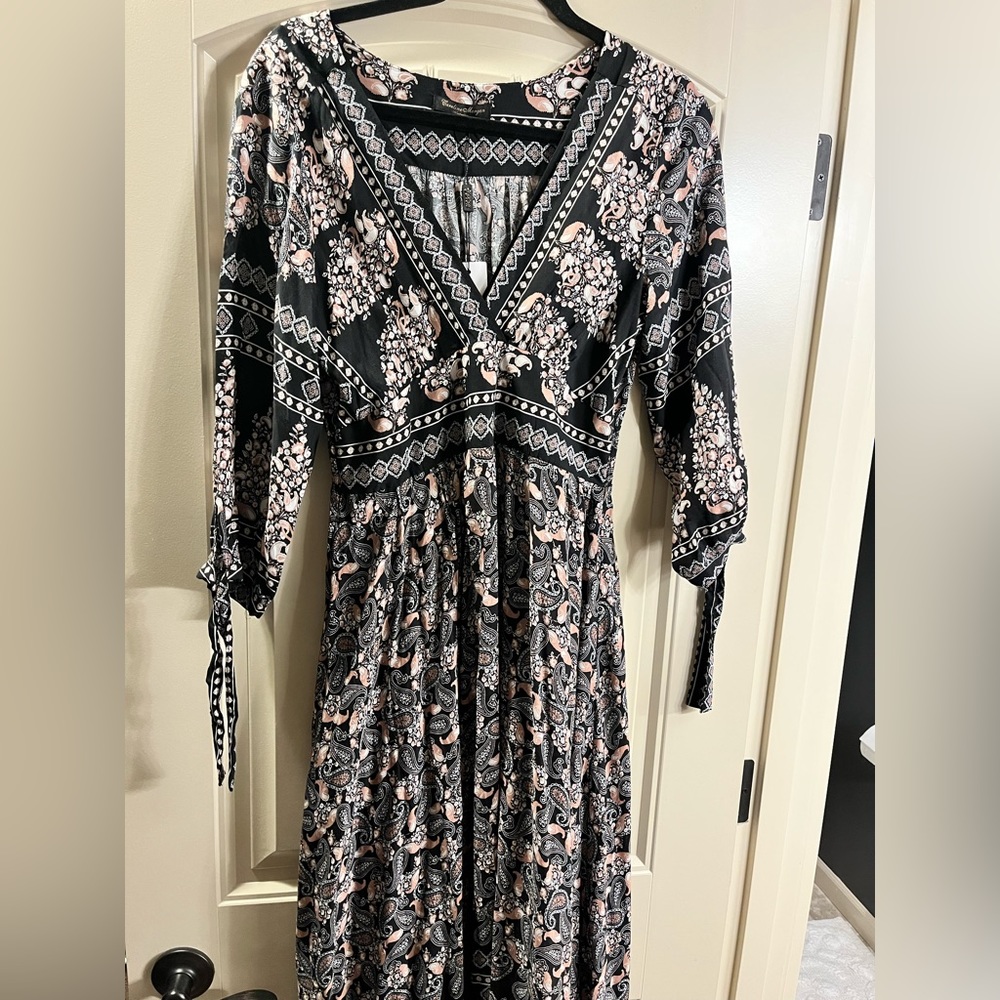 Paisley Bohemian Maxi Dress